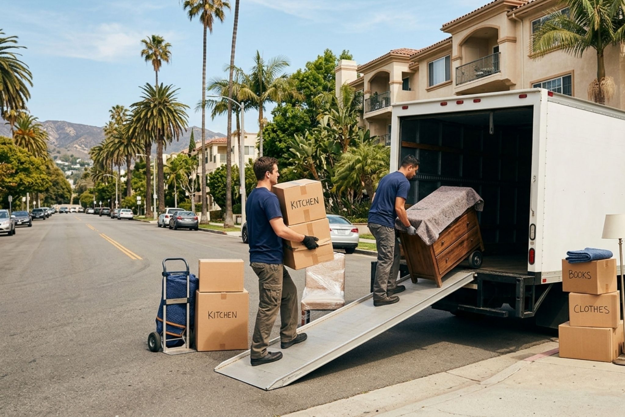 How far in Advance should I Book Movers in LA